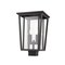 Z-Lite Seoul 2 Light Outdoor Post Mount Fixture, Oil Rubbed Bronze & Clear 571PHBS-ORB - alternate 3